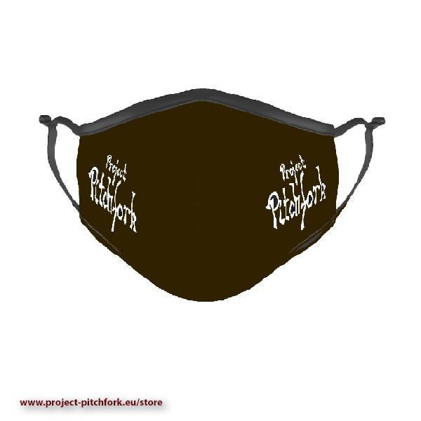 Gesichtsmaske Erwachsene klein,  Schriftzug